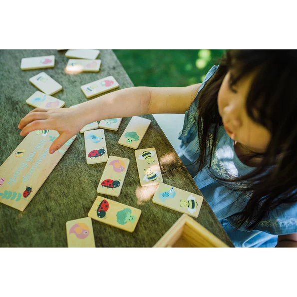 Orange Tree Toys Spring Garden Dominoes