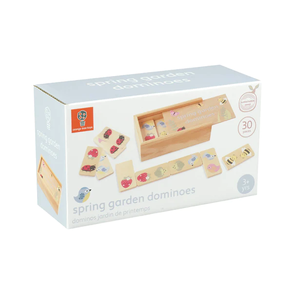 Orange Tree Toys Spring Garden Dominoes