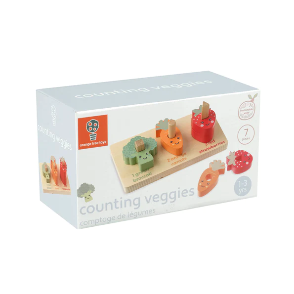 Orange Tree Toys Spring Garden Counting Veggies