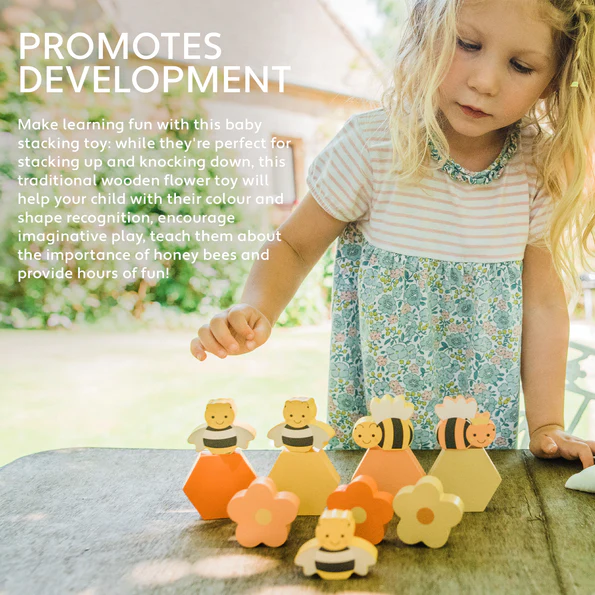 Orange Tree Toys Stacking Honey Bees