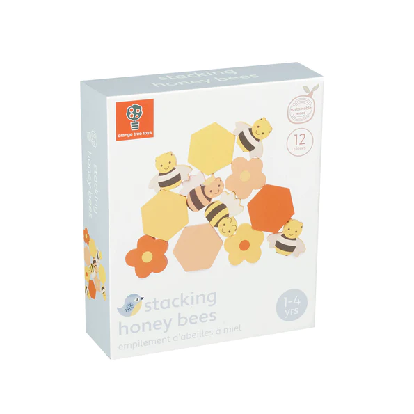 Orange Tree Toys Stacking Honey Bees