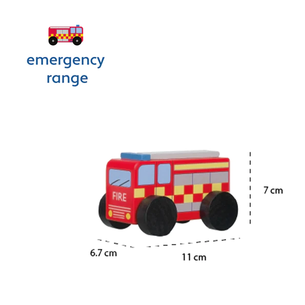 Orange Tree Toys Fire Engine