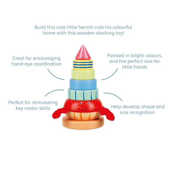 Orange Tree Toys Hermit Crab Stacking Ring