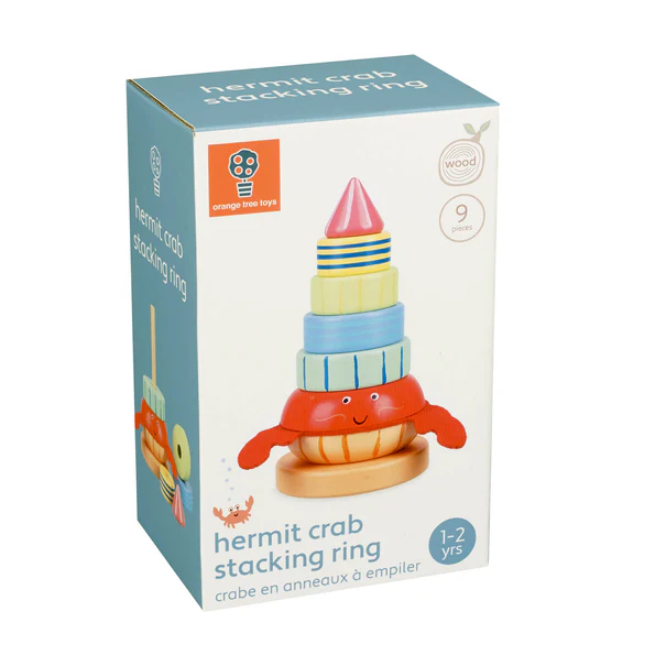 Orange Tree Toys Hermit Crab Stacking Ring