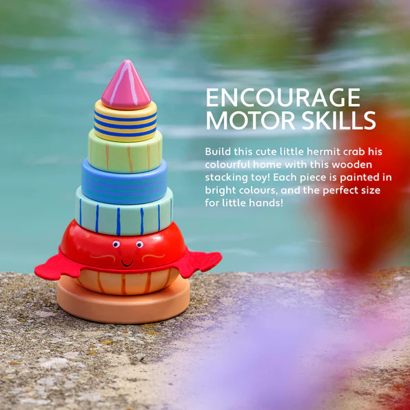 Orange Tree Toys Hermit Crab Stacking Ring
