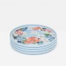 Joules Melamine Outdoor Dining Side Plate Set of 4