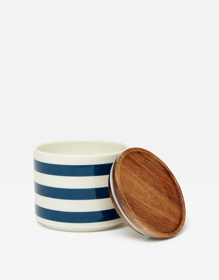 Joules Brightside Stripe Medium Storage Canister