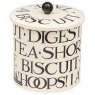 Emma Bridgewater Black Toast Biscuit Barrel With Biscuits