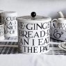 Emma Bridgewater Black Toast Biscuit Barrel With Biscuits