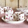 Emma Bridgewater Pink Hearts Dome Lid Wavy Caddy with Tea Bags