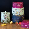 Sara Miller Duck Egg Orchard Birds Biscuit Barrel