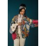 Powder Winter Floral Lux Kimono Jacket Heather