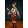 Powder Winter Floral Lux Kimono Jacket Heather