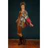 Powder Winter Floral Lux Kimono Jacket Heather