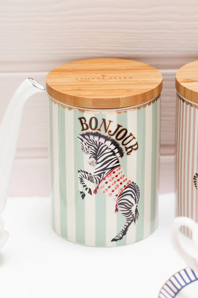 Yvonne Ellen Medium Storage Jar Zebra