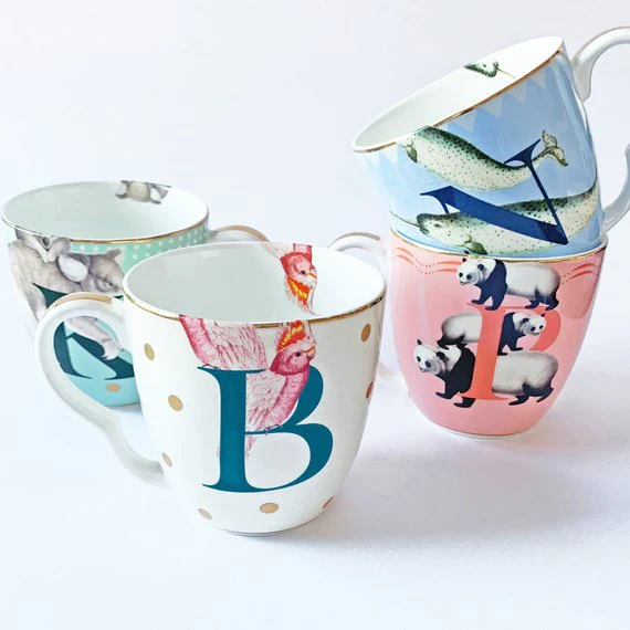 Yvonne Ellen Alphabet Mug L for Leopard
