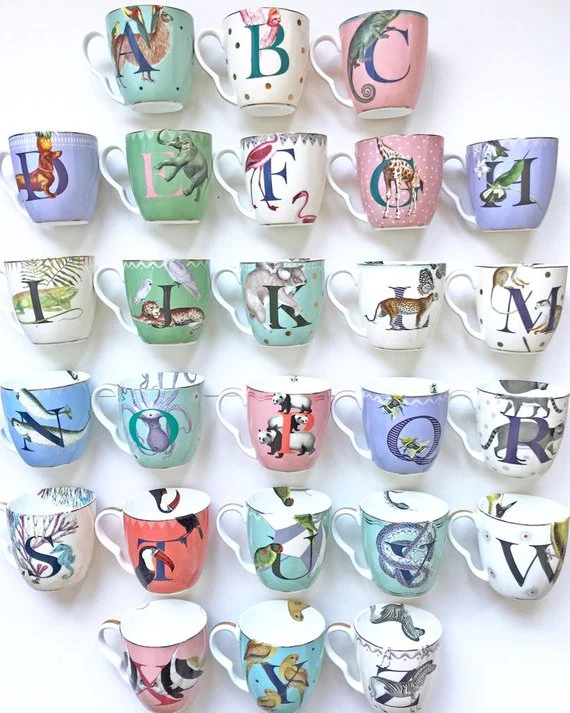 Yvonne Ellen Alphabet Mug L for Leopard