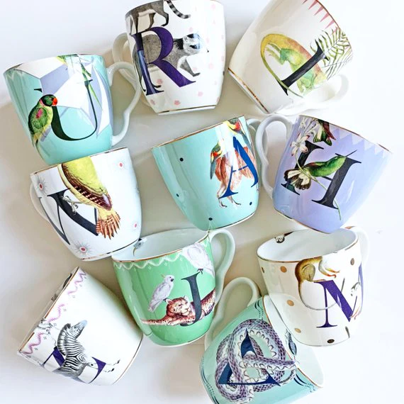 Yvonne Ellen Alphabet Mug C for Chameleon