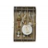 Glass Hanger Decorations -  Shiny Mix Light Gold/Colours