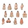 Glass Figure Decoration - Antique Pink (Single)