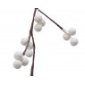 White Garland Presentation With Foam Berries