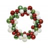 Wreath Shiny Matt Glitter - Green / Red / White