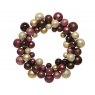 Wreath Shiny Matt Glitter - Bronze / Gold / Pink