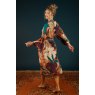 Winter Floral Kimono Gown Terracotta