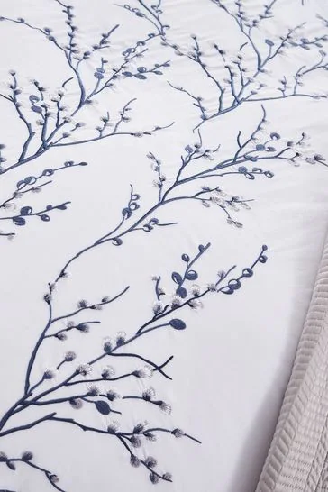 Laura Ashley Pussy Willow Sprig Emb Midnight