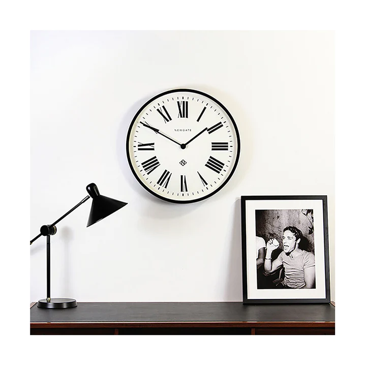 Newgate Number One Italian Wall Clock - Black