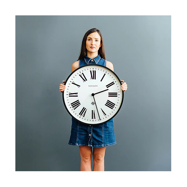 Newgate Number One Italian Wall Clock - Black