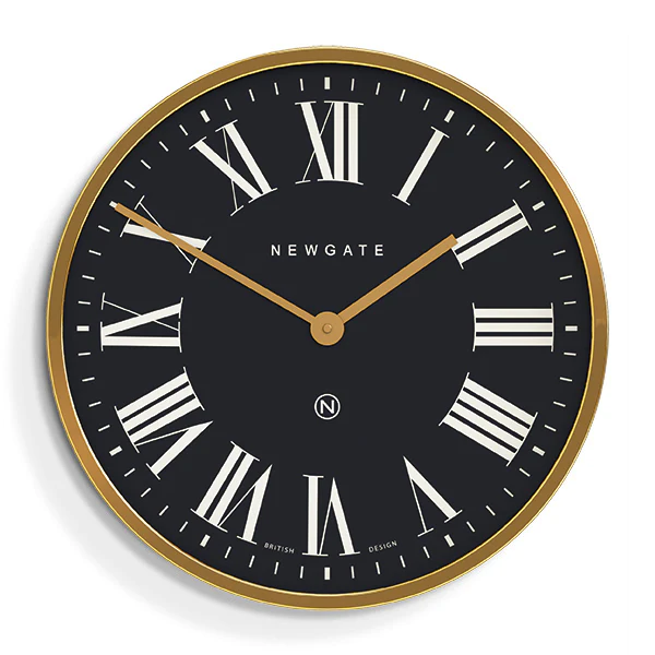 Newgate Mr Butler Wall Clock - Radial Brass
