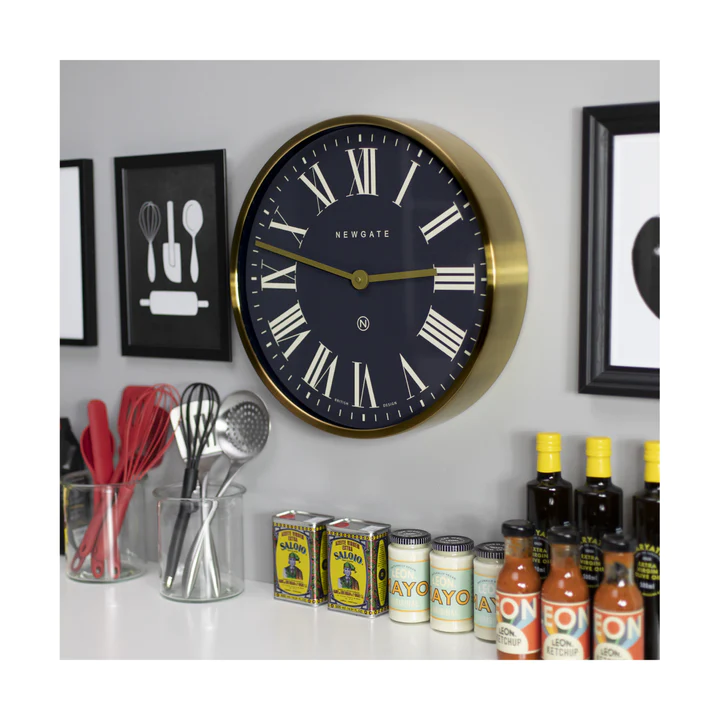 Newgate Mr Butler Wall Clock - Radial Brass