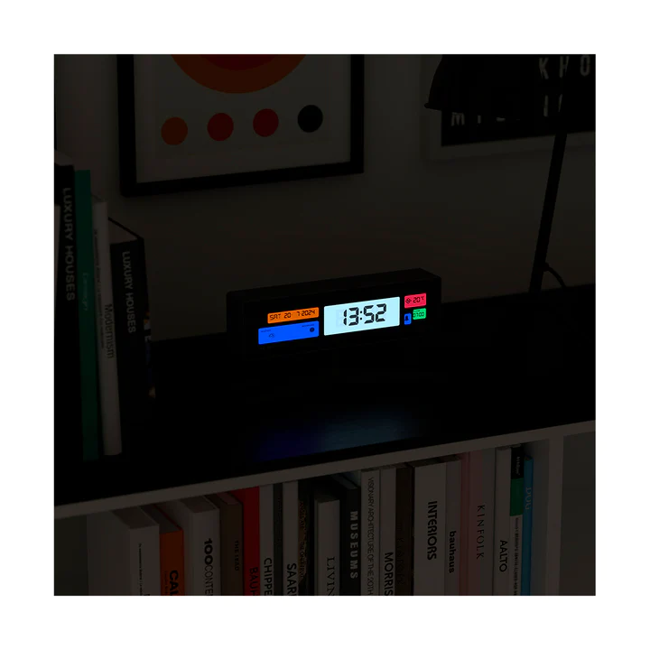 Newgate Supergenius LCD Alarm Clock - Black