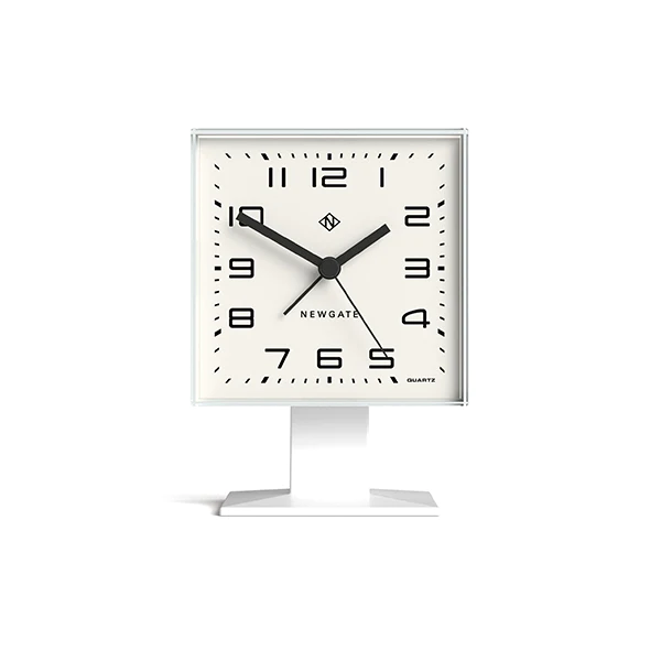 Newgate Victor Alarm Clock - Pebble White