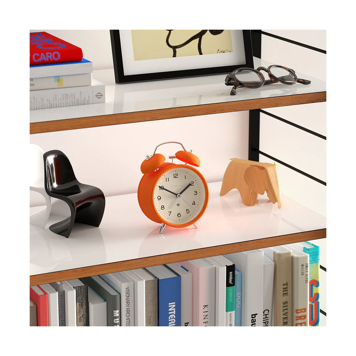 Newgate Echo Alarm Clock in Orange