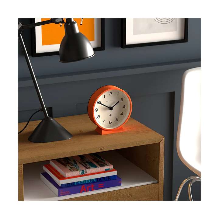 Newgate M Mantel Echo Clock in Orange