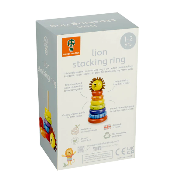 Orange Tree Stacking Ring Lion