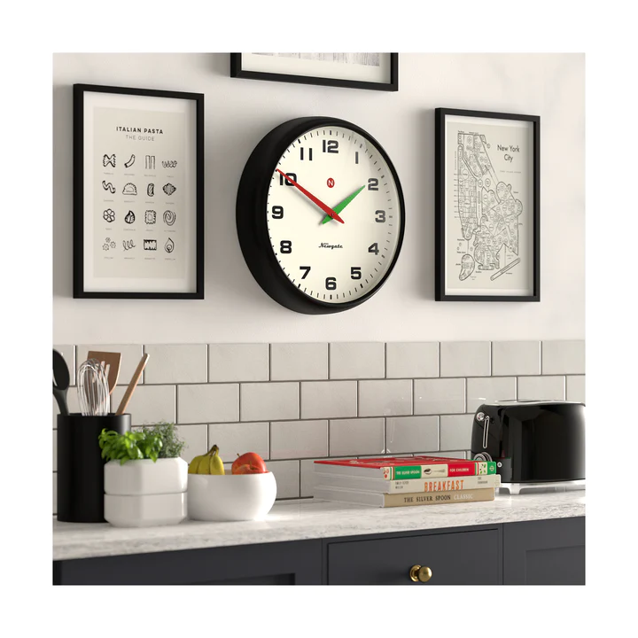 Superstore Wall Clock Alpha Dial - Black