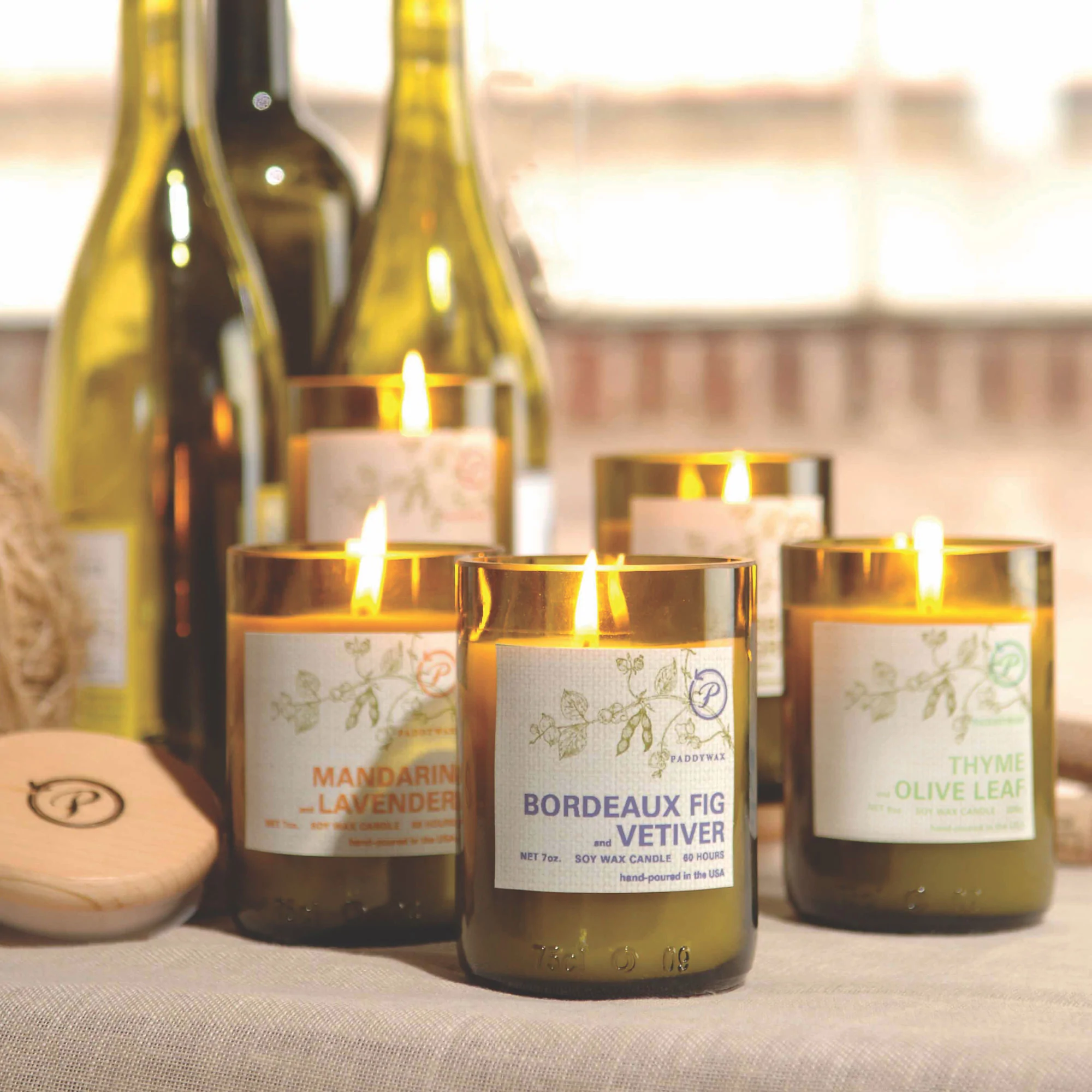 Paddywax Eco Green 8oz Glass Verbena & Lemongrass