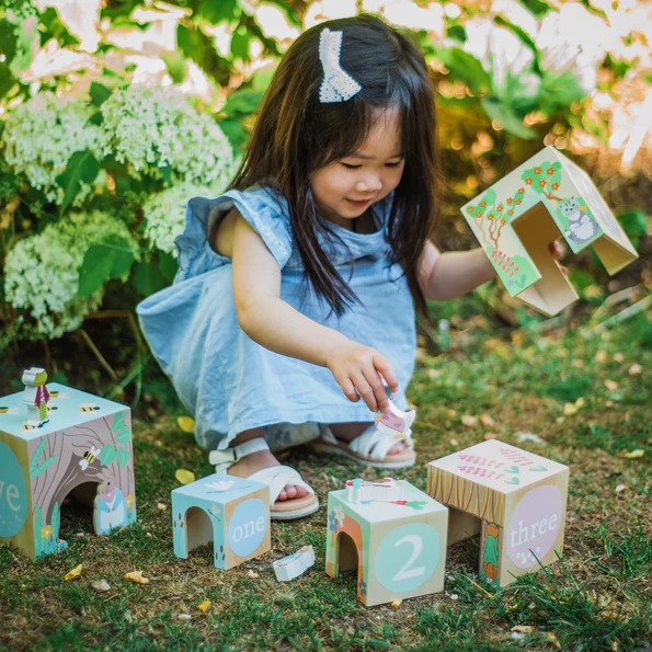 Peter Rabbit Wooden Stacking Cube