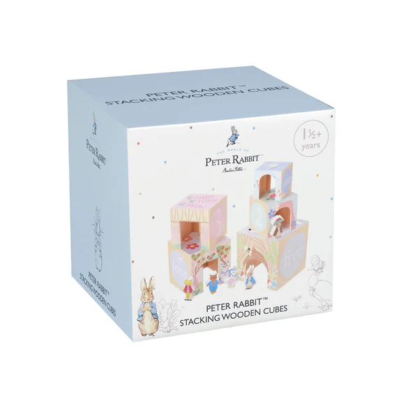 Peter Rabbit Wooden Stacking Cube