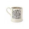 Emma Bridgewater Emma Bridgewater Black Toast Mrs & Mrs Set of 2 1/2 Pint Mugs Boxed