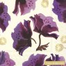 Emma Bridgewater Napkins Purple Poppy Cream