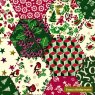 Emma Bridgewater Napkins Christmas Patchwork Cream