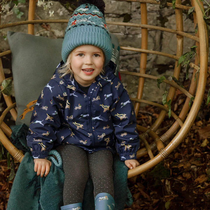 Sophie Allport Running Dogs Childrens Knitted Hat