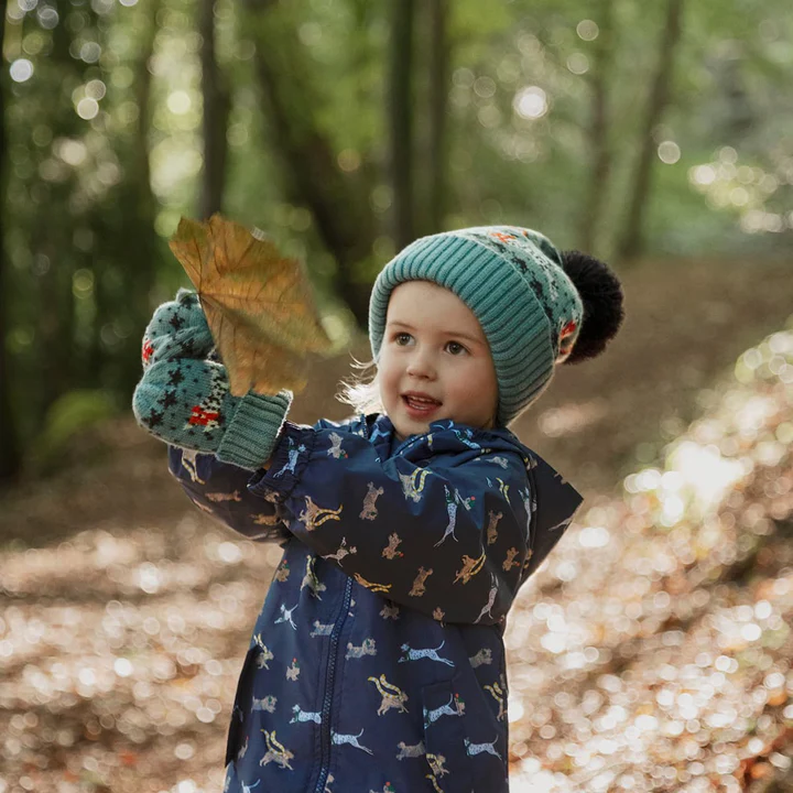 Sophie Allport Running Dogs Childrens Knitted Hat
