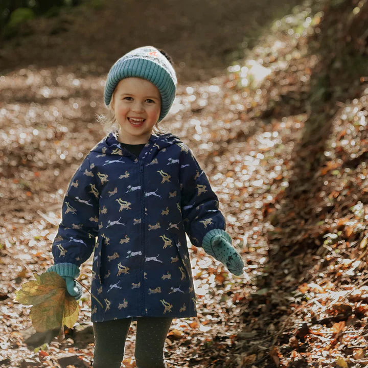 Sophie Allport Running Dogs Childrens Knitted Hat