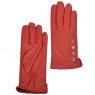 Women's Button Detail Leather Gloves