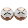 Langs Christmas Pudding Tealight Holder